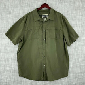 Old Mill Men's Size XL Polyester outdoor button down short sleeve shirt 0516